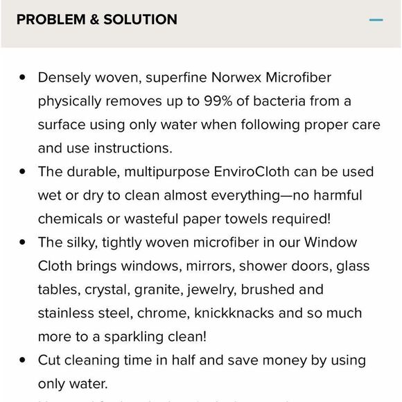 Norwex Enviro Cloth and Window Cloth Basic Package Amethyst and Graphite NWT - Picture 6 of 13